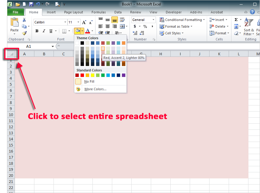 How To Set Background Image In Excel