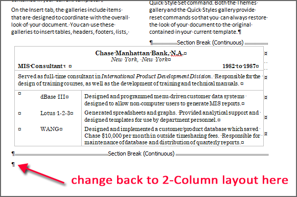 How To Make A Table Span Two Columns Wyzant Ask An Expert