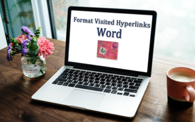 How do I change the color of visited hyperlinks in Word?